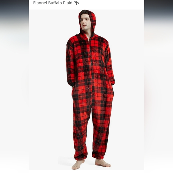 Family Pajamas Other - Mens Family Flannel Buffalo Plaid PJs size M